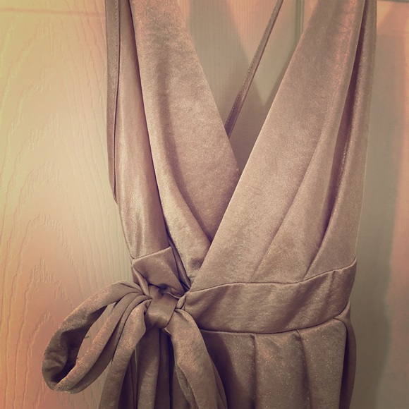 Urban Outfitters Dresses & Skirts - 🌟 Metallic rose gold wrap dress! 🌟